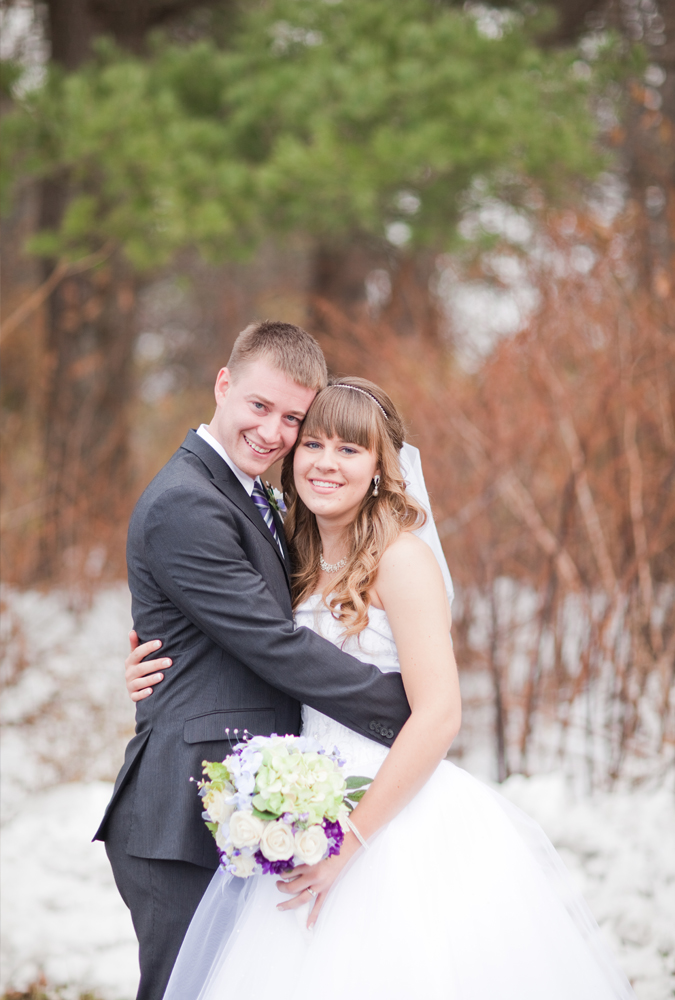 Wedding Couple in La Porte Indiana - St. Joseph Michigan Wedding Photographer - Toni Jay Photography