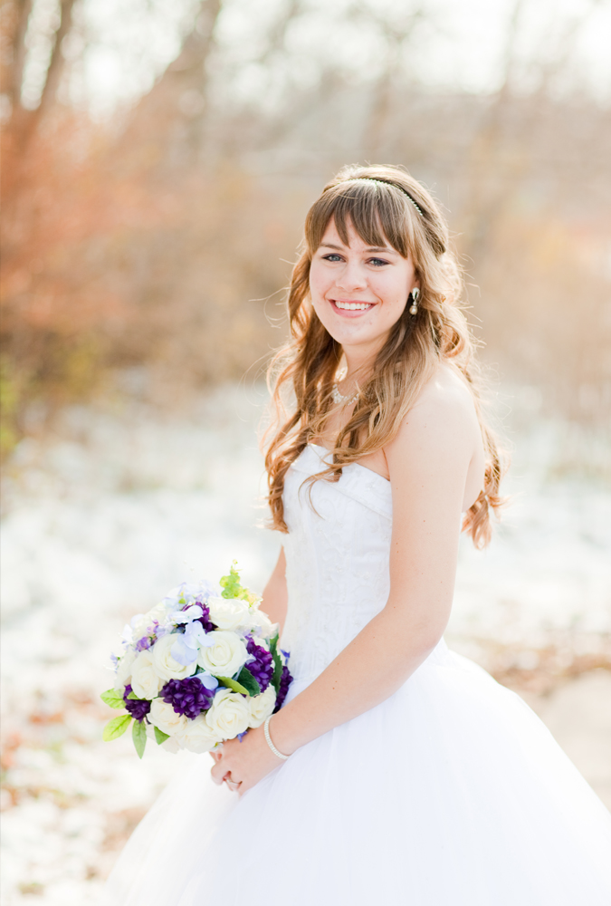 Winter Bride in La Porte Indiana - St. Joseph Michigan Wedding Photographer - Toni Jay Photography