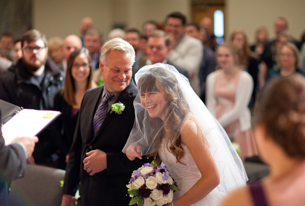 Father + Bride in La Porte Indiana - St. Joseph Michigan Wedding Photographer - Toni Jay Photography