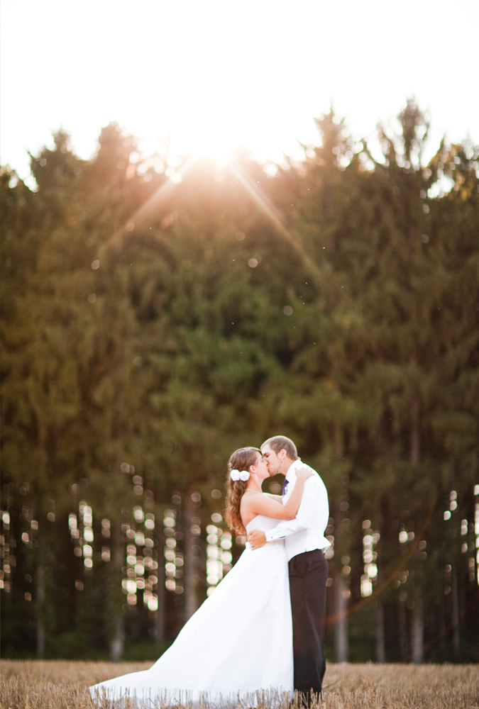 Couple Kissing in La Porte indiana -New Buffalo Michigan Wedding Photographer - Toni Jay Photography