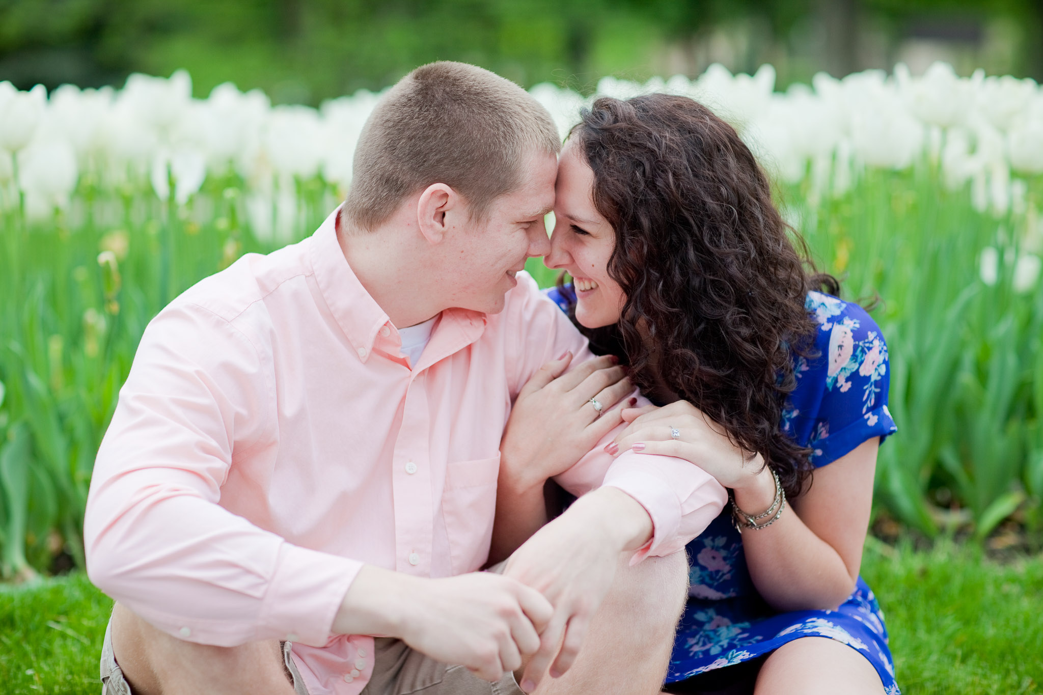 Engaged Couple - Notre Dame University - Granger Indiana Wedding Photographer - Toni Jay Photography