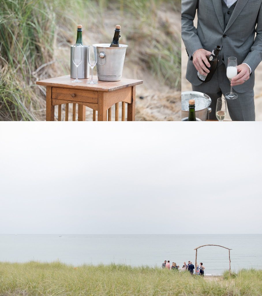 Jonathan + Keli | New Buffalo, MI Private Beach Elopement | Wedding | Toni Jay Photography