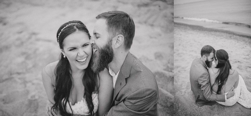 Jonathan + Keli | New Buffalo, MI Private Beach Elopement | Wedding | Toni Jay Photography