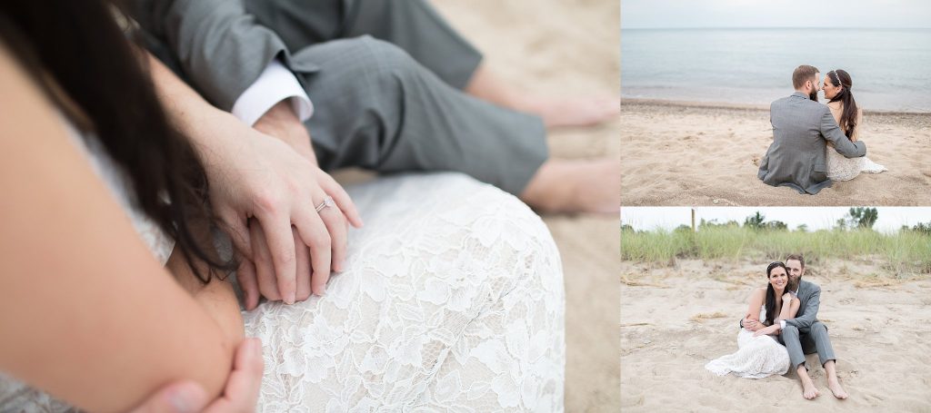 Jonathan + Keli | New Buffalo, MI Private Beach Elopement | Wedding | Toni Jay Photography