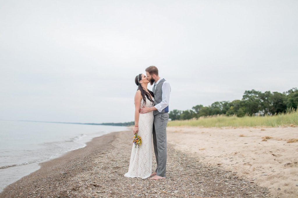 Jonathan + Keli | New Buffalo, MI Private Beach Elopement | Wedding | Toni Jay Photography