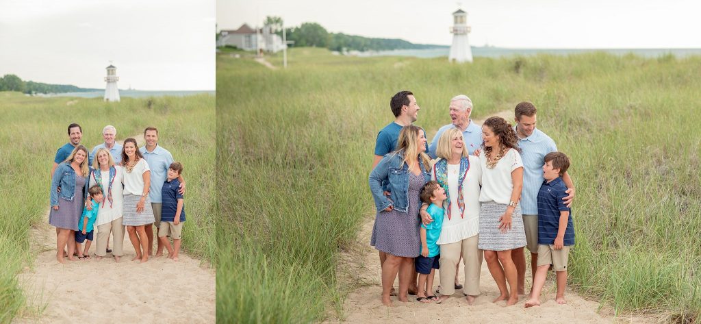 Brunst Family | Extended Family Session | Blueberry Dune Farm | New Buffalo Michigan | New Buffalo Extended Family Photographer | Toni Jay Photography